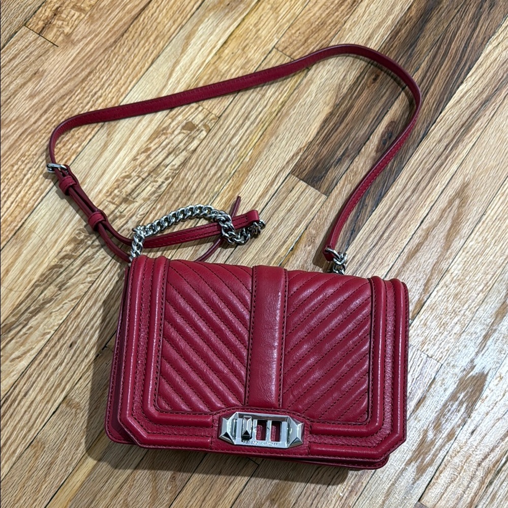 NEW Rebecca Minkoff Red Love Crossbody Bag